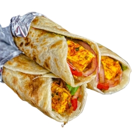 Chilly Paneer Roll(Wheat ROTI)
