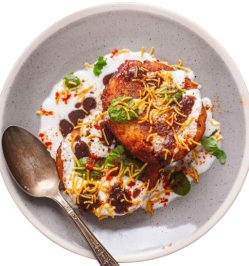 Aloo Tikki with DAHI