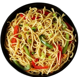 NO Patta Gobhi Veg Noodles